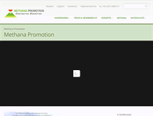 Tablet Screenshot of methana-promotion.com